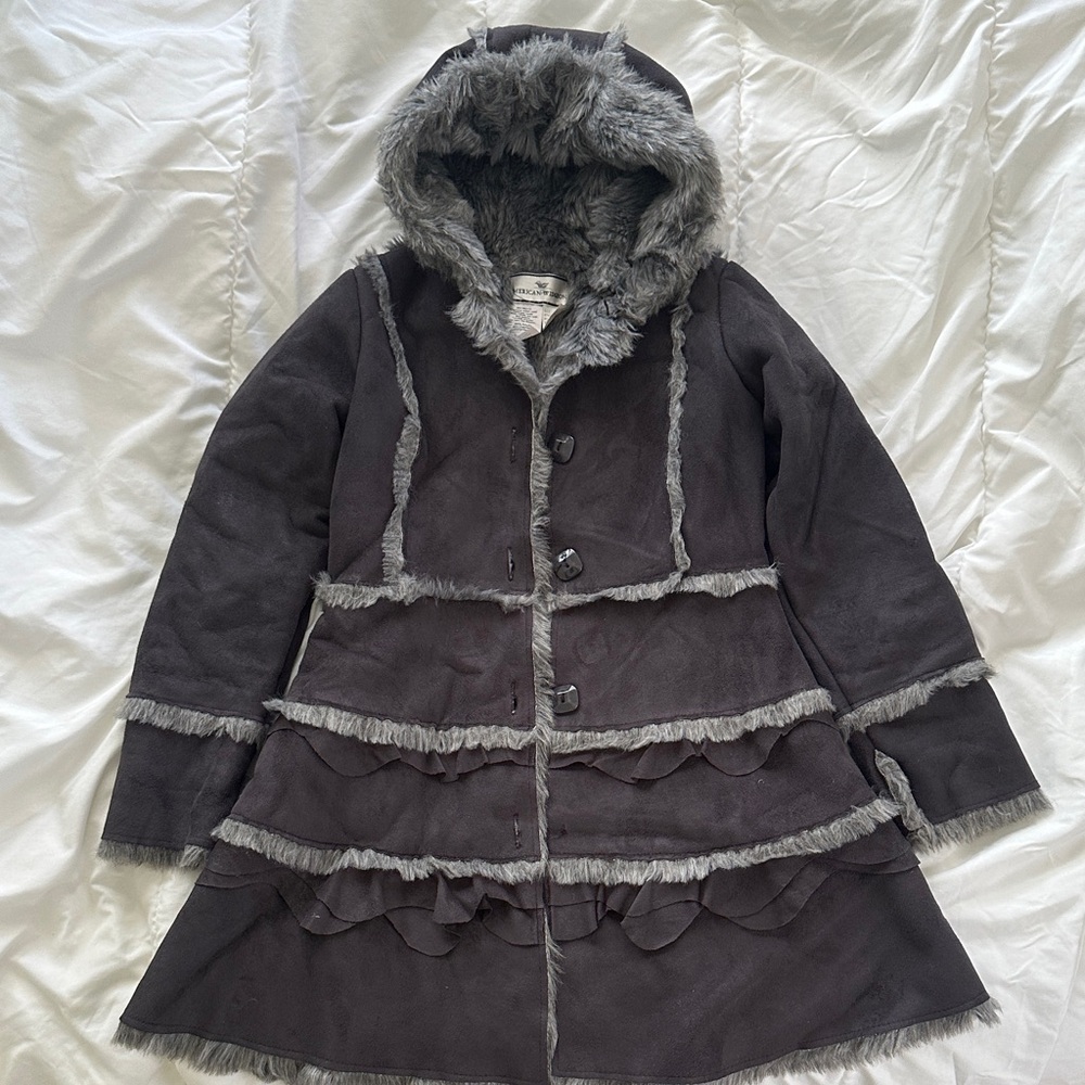 American Widgeon / Sara's Prints Faux Fur girls jacket